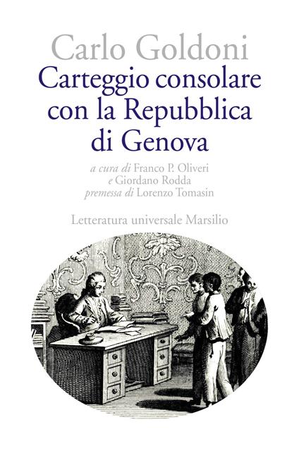 Carteggio consolare con la Repubblica di Genova - Carlo Goldoni - copertina