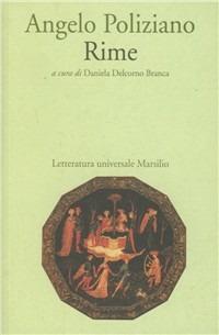 Rime - Angelo Poliziano - copertina