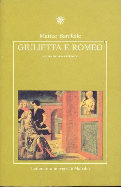 Giulietta e Romeo - Matteo Bandello - copertina