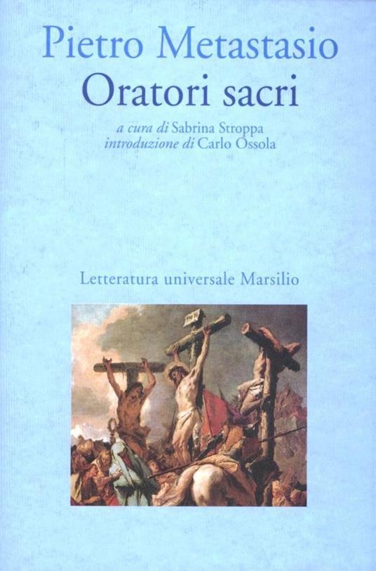 Oratori sacri - Pietro Metastasio - copertina