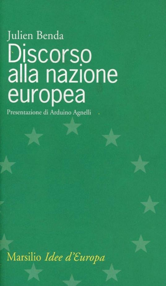 Discorso alla nazione europea - Julien Benda - copertina