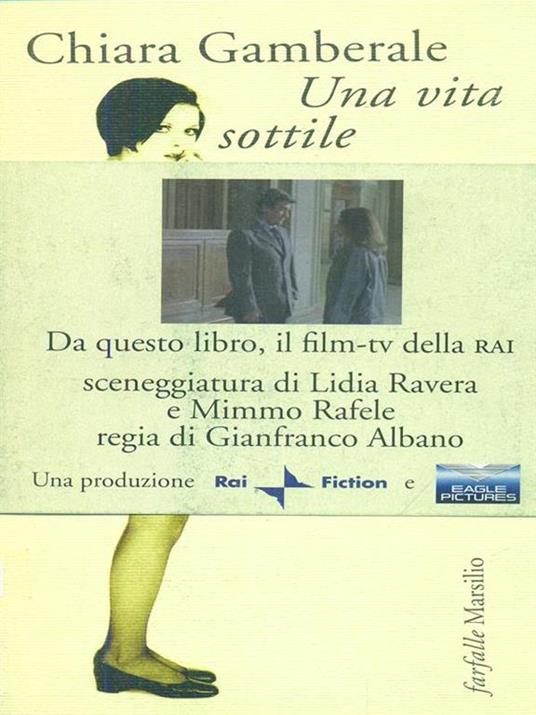 Una vita sottile - Chiara Gamberale - copertina