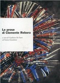 Le prose di Clemente Rebora - copertina
