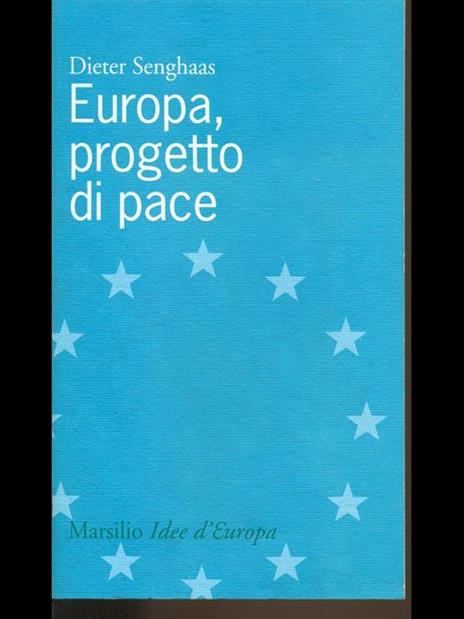 Europa. Progetto di pace - Dieter Senghaas - copertina