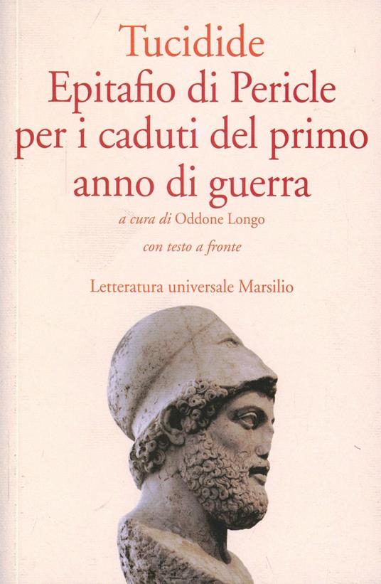 Epitafio di Pericle per i caduti del primo anno di guerra - Tucidide - copertina