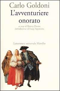 L' avventuriere onorato - Carlo Goldoni - copertina