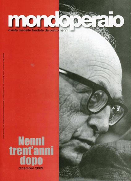 Pietro Nenni 30 anni dopo - copertina