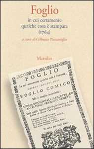Foglio. In cui certamente qualche cosa è stampata (1764)