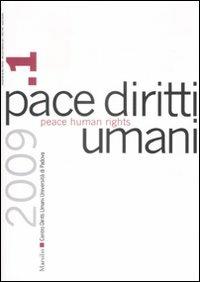 Pace diritti umani-Peace human rights (2009). Vol. 1 - copertina