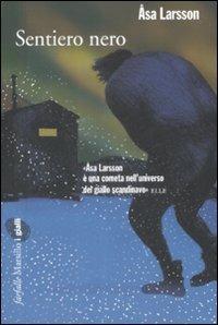 Sentiero nero - Åsa Larsson - copertina