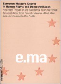 European Master's Degree in Human Rights and Democratisation - copertina
