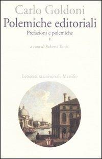 Polemiche editoriali. Prefazioni e polemiche. Vol. 1 - Carlo Goldoni - copertina