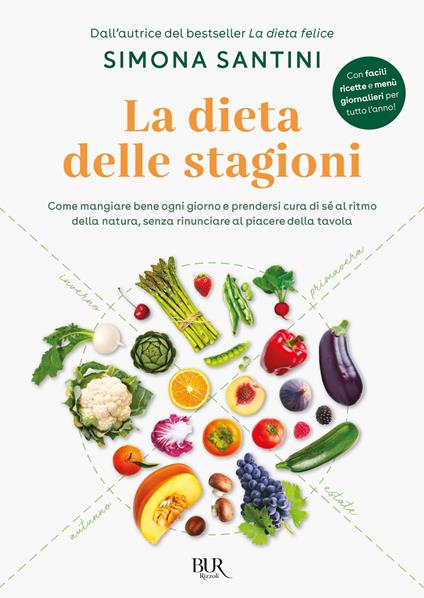 La dieta delle stagioni. Come mangiare bene ogni giorno e prendersi cura di sé al ritmo della natura, senza rinunciare al piacere della tavola - Simona Santini - ebook