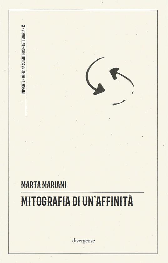 Mitografia di un'affinità - Marta Mariani - copertina