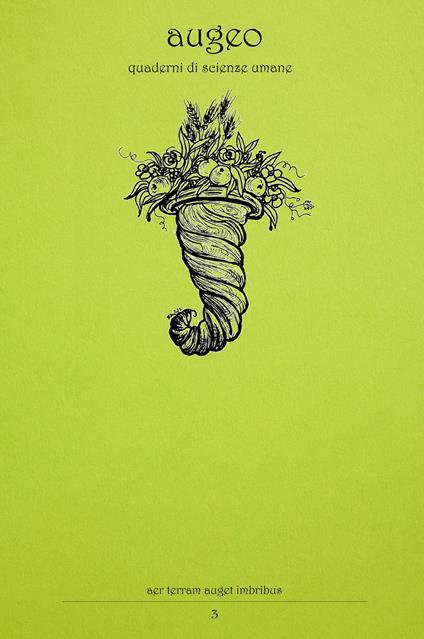 Augeo. Quaderni di scienze umane (2023). Vol. 3 - copertina