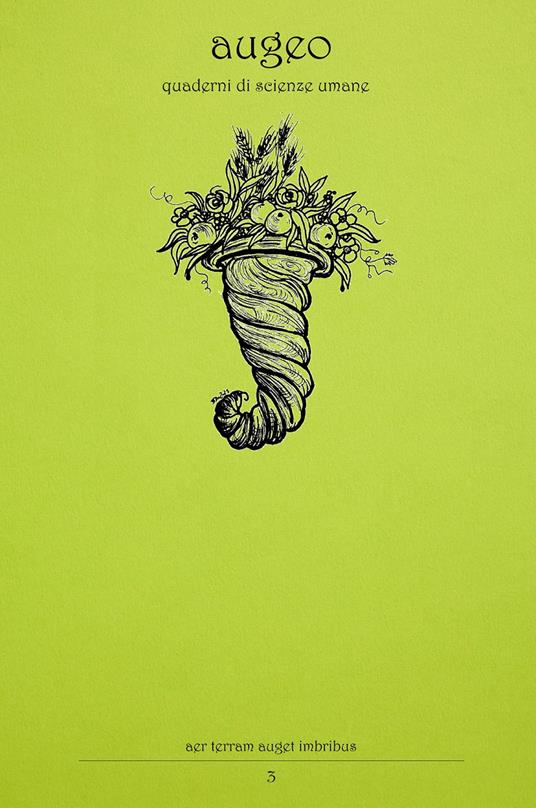 Augeo. Quaderni di scienze umane (2023). Vol. 3 - copertina