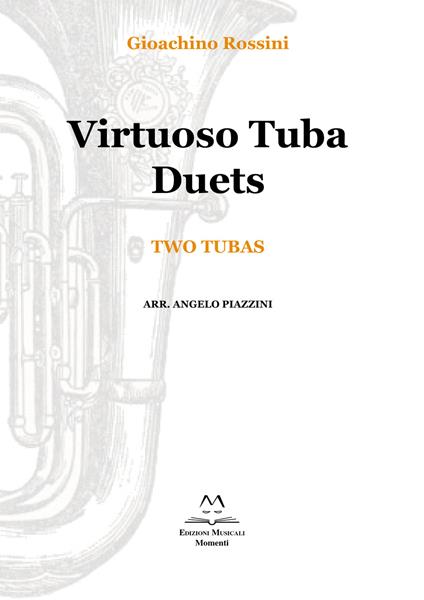 Virtuoso tuba duets. Two tubas. Spartito - Gioachino Rossini - copertina