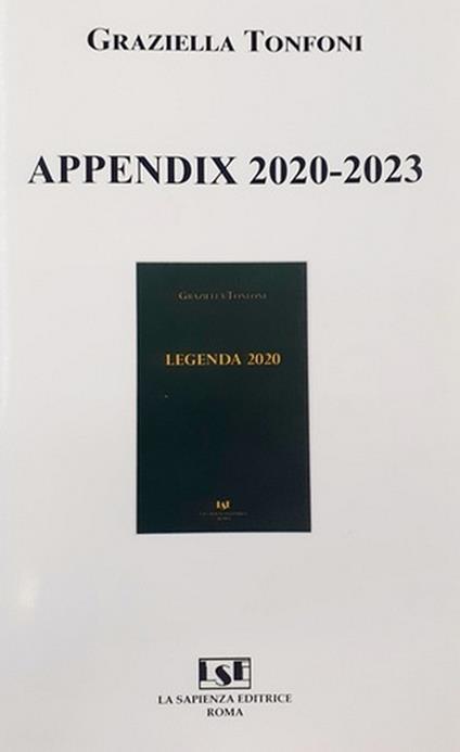 Appendix 2020-2023 - Graziella Tonfoni - copertina
