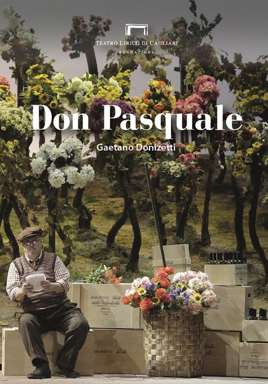 Don Pasquale di Gaetano Donizetti. Programma di sala del Teatro Lirico di Cagliari - copertina