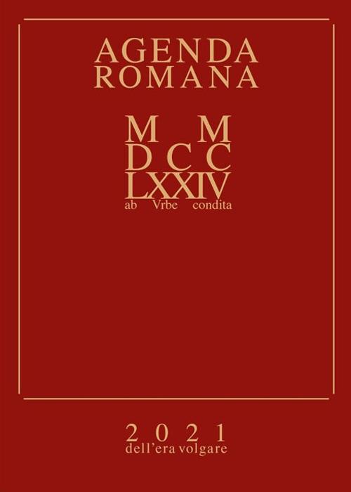 Agenda romana settimanale 2021 - copertina