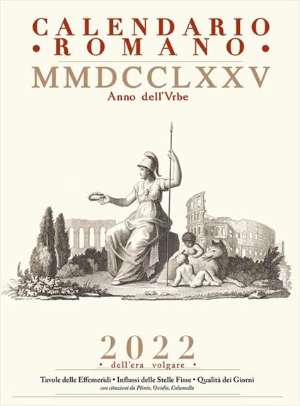 Calendario romano MMDCCLXXV A.V.C. (2022 dell'era volgare) - copertina