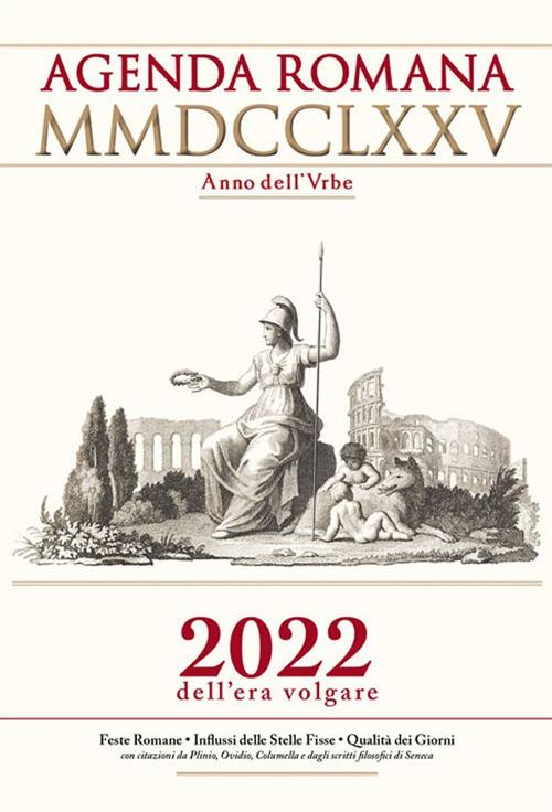 Agenda romana settimanale MMDCCLXXV A.V.C. (2022 dell'era volgare) - copertina