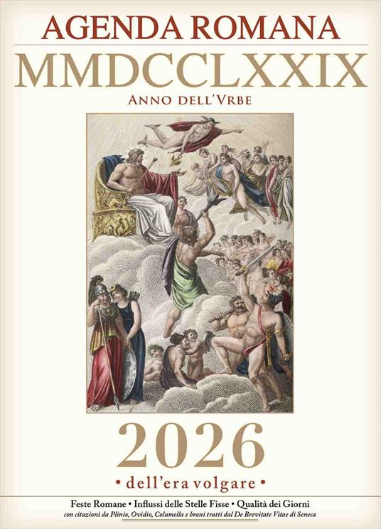 Agenda romana giornaliera 2026 - copertina