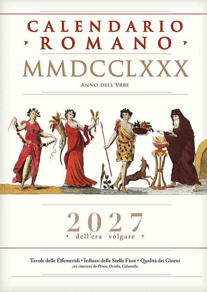 Calendario Romano 2027 - copertina