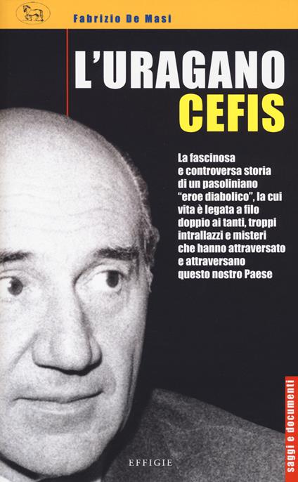 L' uragano Cefis - Fabrizio De Masi - copertina