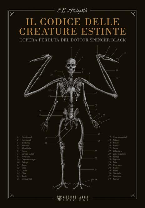 Il codice delle creature estinte. L'opera perduta del dottor Spencer Black - E.B. Hudspeth - copertina