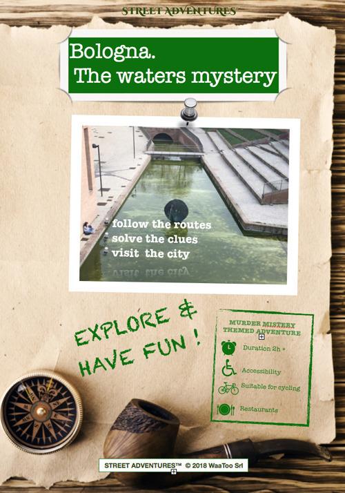 Bologna. The waters mystery. A murder mystery themed adventure - copertina