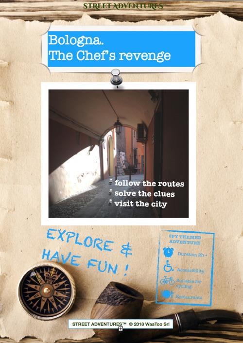 Bologna. The chef's revenge. Spy themed adventure - copertina