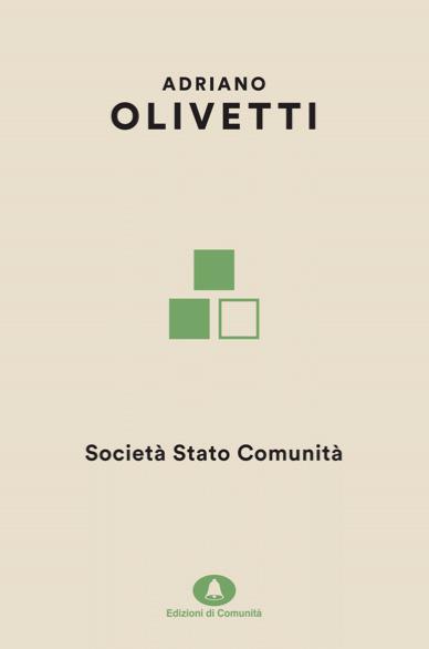 Società Stato Comunità - Adriano Olivetti - copertina