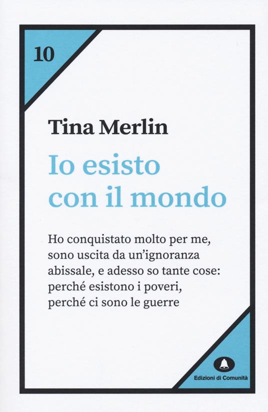 Io esisto con il mondo - Tina Merlin - copertina