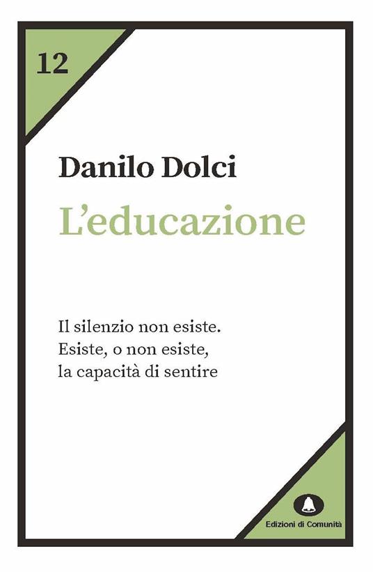 L'educazione - Danilo Dolci - copertina