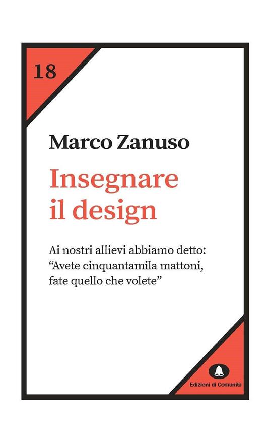 Insegnare il design - Marco Zanuso - copertina