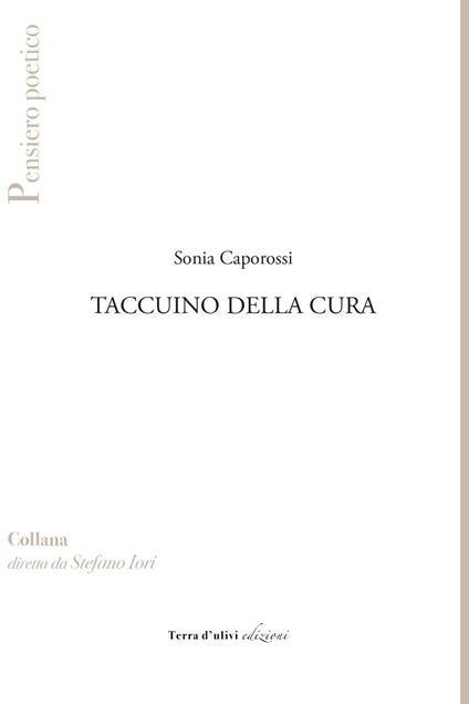 Taccuino della cura - Sonia Caporossi - copertina