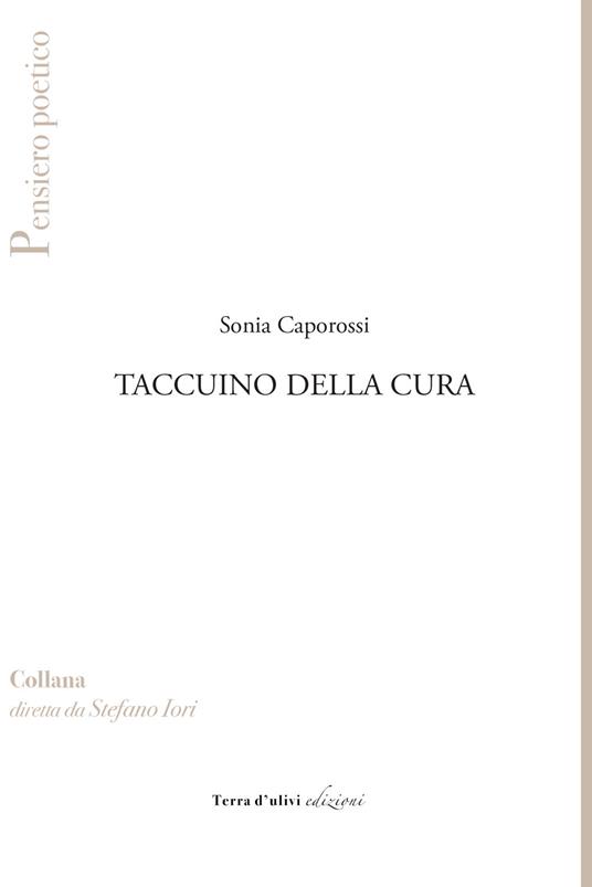 Taccuino della cura - Sonia Caporossi - copertina