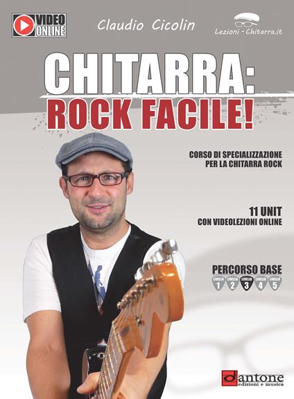Chitarra: rock facile - Claudio Cicolin - copertina