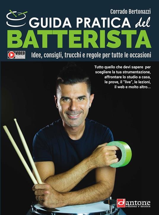 Guida pratica del batterista - Corrado Bertonazzi - copertina