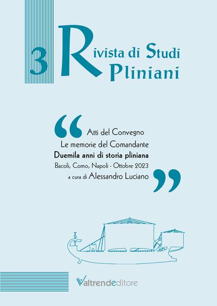 Rivista di studi pliniani. Vol. 3 - copertina