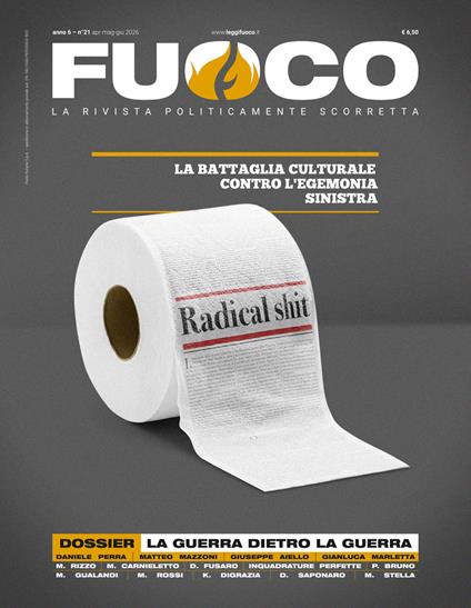 Fuoco (2026). Vol. 21: Radical shit - copertina