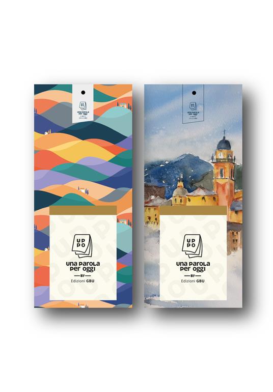 UPPO table 2025. Una parola per oggi. Calendario tradizionale in versione da scrivania che si autosostiene - copertina