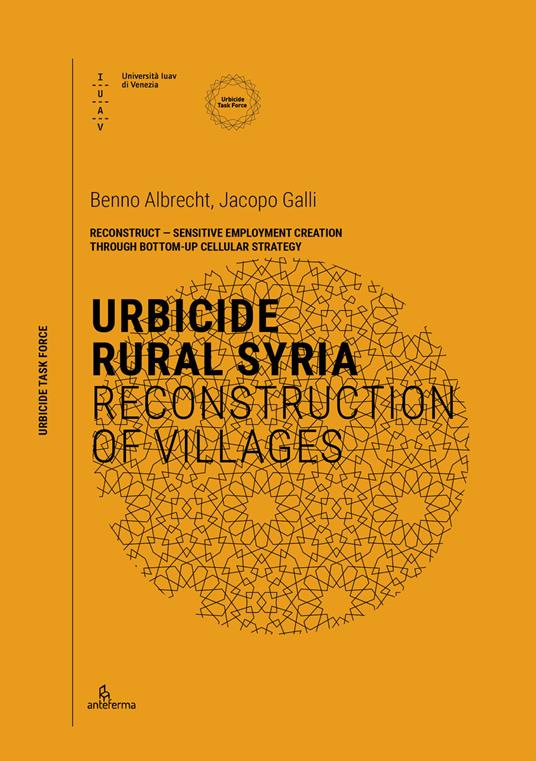 Urbicide rural syria. Reconstruction of villages - copertina