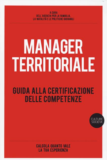 Manager territoriale. Guida alla certificazione delle competenze - copertina