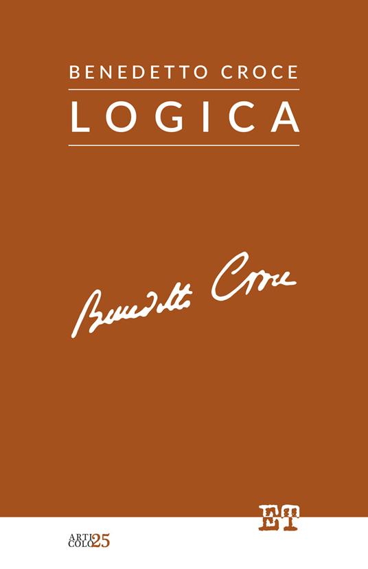Logica - Benedetto Croce - copertina