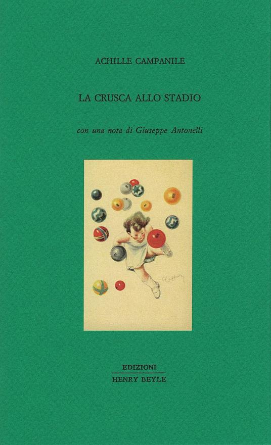 La Crusca allo stadio - Achille Campanile - copertina