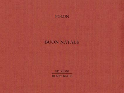 Buon Natale - Jean-Michel Folon - copertina