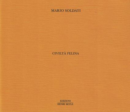 Civiltà felina - Mario Soldati - copertina