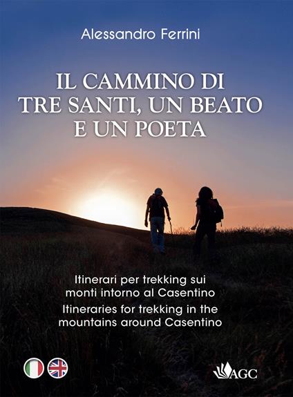In cammino con tre santi, un beato e un poeta. Itinerari per trekking sui monti intorno al Casentino sulle orme di San Francesco, San Romualdo, San Giovanni Gualberto, Guido Monaco, Dante Alighieri - Alessandro Ferrini - copertina